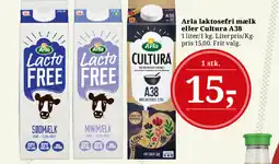 Dagli'Brugsen Arla laktosefri mælk eller Cultura A38 tilbud