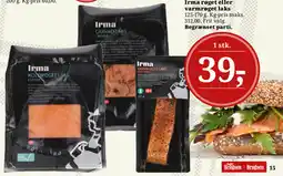 Dagli'Brugsen Irma røget eller varmrøget laks tilbud