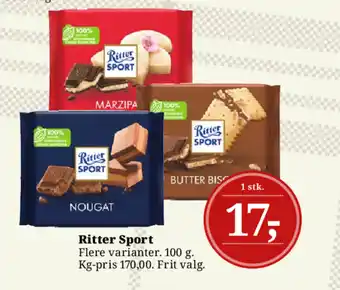 Dagli'Brugsen Ritter Sport tilbud