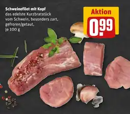 REWE DE Schweinefilet mit Kopf tilbud
