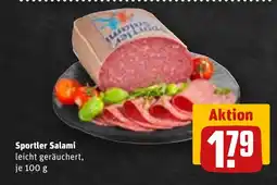 REWE DE Sportler Salami tilbud