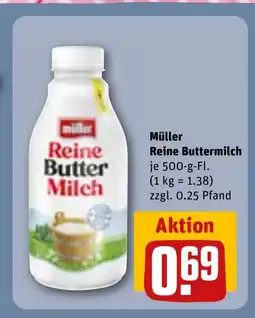 REWE DE Müller Reine Buttermilch tilbud
