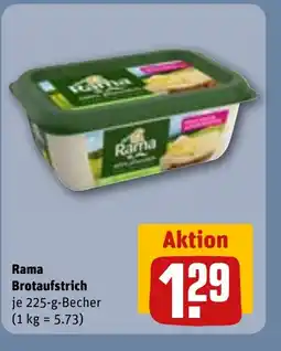 REWE DE Rama Brotaufstrich tilbud