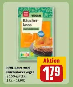 REWE DE REWE Beste Wahl Räucherlaxxs vegan tilbud