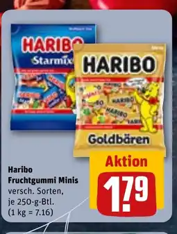 REWE DE HARIBO Fruchtgummi Minis tilbud
