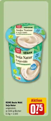 REWE DE REWE Beste Wahl Soja Natur tilbud