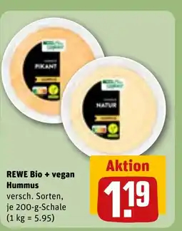 REWE DE REWE Bio + vegan Hummus tilbud