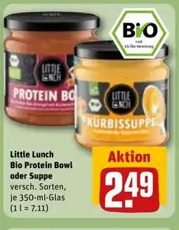 REWE DE Little Lunch Bio Protein Bowl oder Suppe tilbud
