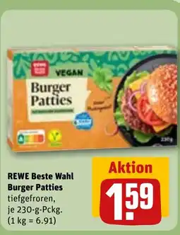 REWE DE REWE Beste Wahl Burger Patties tilbud