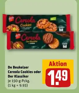 REWE DE De Beukelaer Cereola Cookies oder Der Klassiker tilbud
