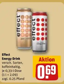 REWE DE Effect Energy Drink tilbud