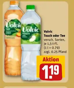 REWE DE Volvic Touch oder Tee tilbud