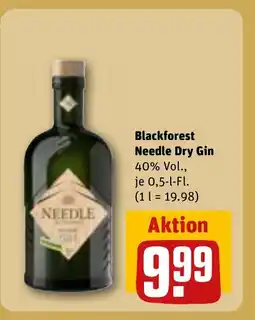 REWE DE Blackforest Needle Dry Gin tilbud