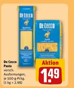 REWE DE De Cecco Pasta tilbud