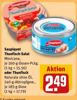 REWE DE Saupiquet Thunfisch-Salat oder Thunfisch tilbud