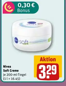 REWE DE NIVEA Soft Creme tilbud