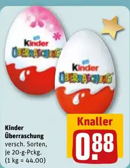 REWE DE Kinder Überraschung tilbud