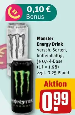 REWE DE Monster Energy Drink tilbud