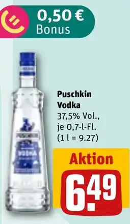 REWE DE Puschkin Vodka tilbud