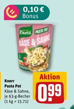 REWE DE Knorr Pasta Pot tilbud