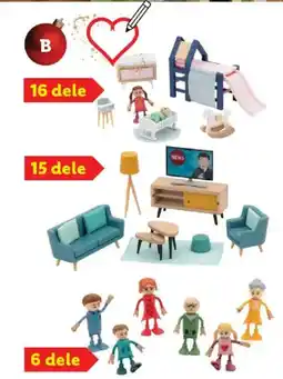 Lidl Dukkehusmøbler eller dukker tilbud
