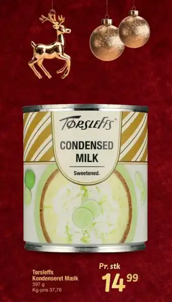 Fakta Tyskland Tørsleffs Kondenseret Mælk tilbud