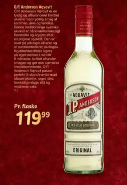 Fakta Tyskland O.P. Anderson Aqvavit tilbud