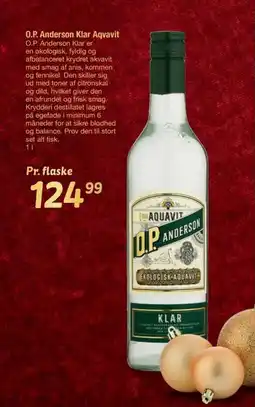 Fakta Tyskland O.P. Anderson Klar Aqvavit tilbud