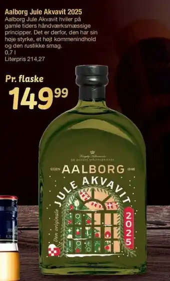 Fakta Tyskland Aalborg Jule Akvavit 2025 tilbud