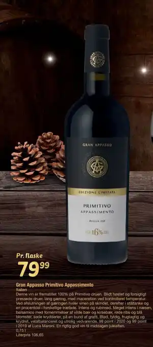 Gran Appasso Primitivo Appassimento