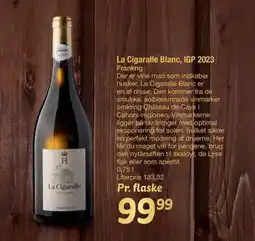 Fakta Tyskland La Cigaralle Blanc, IGP 2023 Frankrig tilbud