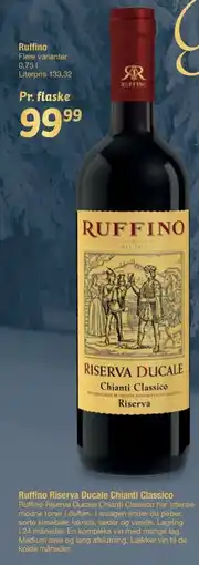 Fakta Tyskland Ruffino Riserva Ducale Chianti Classico tilbud