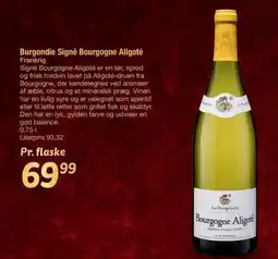 Fakta Tyskland Burgondie Signé Bourgogne Aligoté Frankrig tilbud