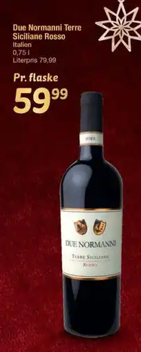 Fakta Tyskland Due Normanni Terre Siciliane Rosso Italien tilbud