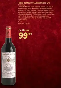 Fakta Tyskland Tertre du Moulin St.Emilion Grand Cru Frankrig tilbud