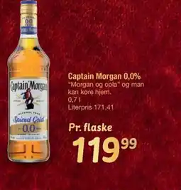 Fakta Tyskland Captain Morgan 0,0% tilbud