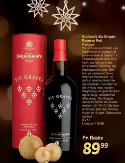 Fakta Tyskland Graham's Six Grapes Reserve Port Portugal tilbud