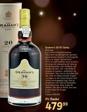 Fakta Tyskland Graham's 30 YO Tawny Portugal tilbud