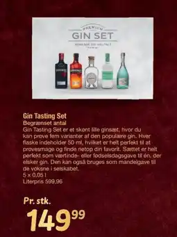 Fakta Tyskland Gin Tasting Set Begrænset antal tilbud