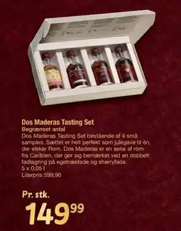 Fakta Tyskland Dos Maderas Tasting Set Begrænset antal tilbud