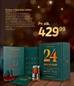 Fakta Tyskland Begrænset antal 24 Days of Rum Green Edition tilbud