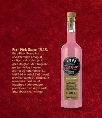 Fakta Tyskland Pure Pink Grape 16,4% tilbud