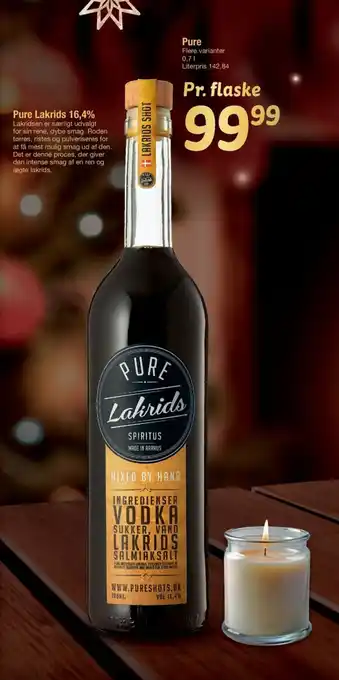 Fakta Tyskland Pure Lakrids 16,4% tilbud