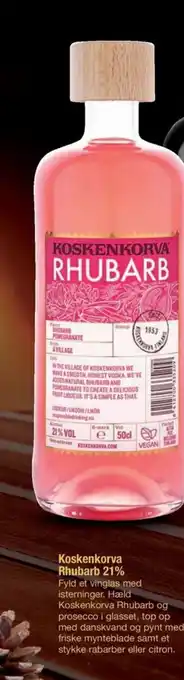 Fakta Tyskland Koskenkorva Rhubarb 21% tilbud