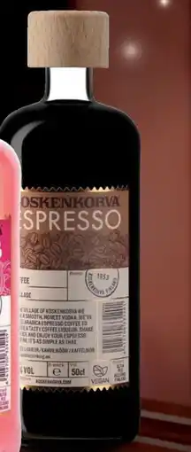 Fakta Tyskland Koskenkorva Espresso 21% tilbud