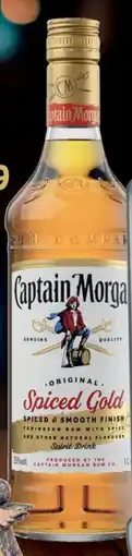 Fakta Tyskland Captain Morgan Spiced Gold 35% tilbud