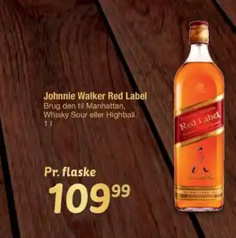 Fakta Tyskland Johnnie Walker Red Label tilbud