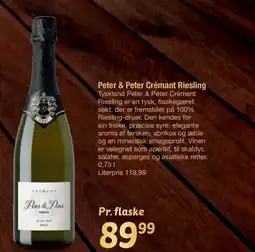 Fakta Tyskland Peter & Peter Crémant Riesling tilbud