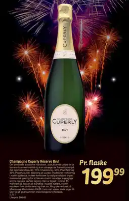 Fakta Tyskland Champagne Cuperly Réserve Brut tilbud