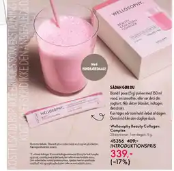 Oriflame Wellosophy Beauty Collagen Complex tilbud